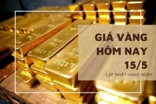 Giá vàng hôm nay 15/5: Vàng SJC giảm 650.000 đồng/lượng trong tuần qua
