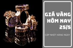 Giá vàng hôm nay 25/5: Thị trường ổn định trong phiên sáng