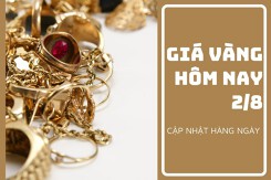 Giá vàng hôm nay 2/8: Đồng loạt điều chỉnh tăng không quá 700.000 đồng/lượng