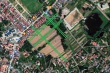 Đường có thể mở theo quy hoạch ở xã Kim Sơn, thị xã Sơn Tây, Hà Nội
