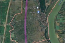 Đường sẽ mở theo quy hoạch ở xã Thiệu Quang, Thiệu Hoá, Thanh Hoá