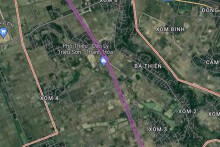 Đường sẽ mở theo quy hoạch ở xã Dân Lý, Triệu Sơn, Thanh Hoá