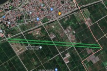 Đường có thể mở theo quy hoạch ở xã Xuân Dương, huyện Thanh Oai, Hà Nội