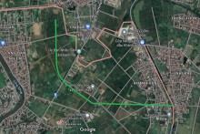 Đường sẽ mở theo quy hoạch ở xã Khánh Hà, huyện Thường Tín, Hà Nội (phần 2)