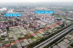 Đường sẽ mở theo quy hoạch ở xã Vân Nội, Đông Anh, Hà Nội (phần 4)