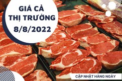Giá cả thị trường hôm nay 8/8/2022: Đầu tuần mặt hàng thịt bò nhập khẩu giảm giá