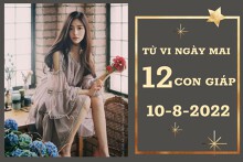 Tử vi ngày mai của 12 con giáp 10/8/2022: Sửu tài lộc tăng tiến, Mùi tình cảm đôi lứa hạnh phúc