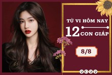 Tử vi hàng ngày hôm nay của 12 con giáp 8/8/2022: Tý tài lộc biến động, Ngọ tình cảm kém sắc