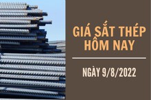 Giá sắt thép xây dựng hôm nay 9/8: Hợp đồng kỳ hạn tháng 10 nối dài đà tăng