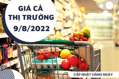 Giá cả thị trường hôm nay 9/8/2022: Siêu thị lên kệ các sản phẩm với giá cả phải chăng