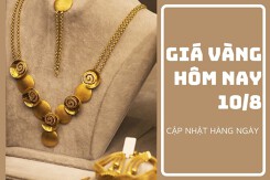 Giá vàng hôm nay 10/8: Đồng loạt giảm trở lại 100.000 đồng/lượng
