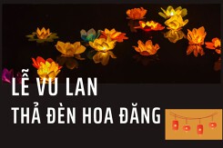 Lễ Vu Lan thả đèn hoa đăng: Bật mí địa điểm thả hoa đăng ở TP HCM 2022