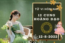 Tử vi hôm nay của 12 cung hoàng đạo ngày 12/8/2022: Song Tử sự nghiệp hung cát đan xen, Ma Kết tài lộc ảm đạm