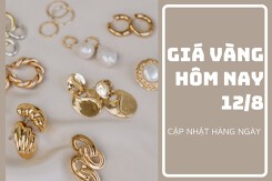 Giá vàng hôm nay 12/8: Chủ yếu đi ngang trong phiên giao dịch sáng