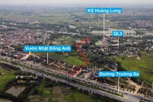 Đường sẽ mở theo quy hoạch ở xã Xuân Canh, Đông Anh, Hà Nội (phần 5)