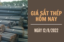 Giá sắt thép xây dựng hôm nay 12/8: Tiếp đà tăng trong giao dịch cuối tuần