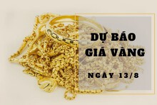 Dự báo giá vàng 13/8: Có thể phục hồi vào ngày cuối tuần?
