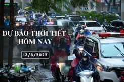 Dự báo thời tiết hôm nay 13/8/2022: Hà Nội vẫn có mưa to, Đà Nẵng và TP HCM mưa dông vào chiều tối