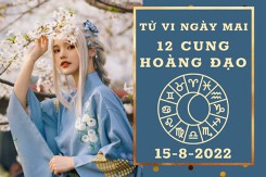 Tử vi ngày mai của 12 cung hoàng đạo 15/8/2022: Song Tử tài lộc tăng tiến, Ma Kết tình yêu gặp phiền muộn