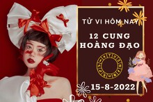 Tử vi hôm nay của 12 cung hoàng đạo ngày 15/8/2022: Xử Nữ tài lộc ít biến động, Thiên Bình tình duyên bất an