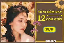 Tử vi hàng ngày hôm nay của 12 con giáp 15/8/2022: Mùi tài lộc sa sút, Sửu tình duyên viên mãn