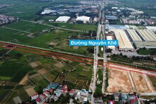Đường sẽ mở theo quy hoạch ở xã Nguyên Khê, Đông Anh, Hà Nội (phần 2)