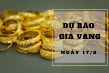 Dự báo giá vàng 17/8: Chưa thể kết thúc chuỗi ngày sụt giảm?