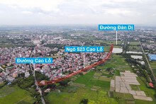 Đường sẽ mở theo quy hoạch ở xã Uy Nỗ, Đông Anh, Hà Nội (phần 5)
