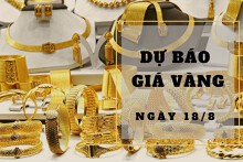 Dự báo giá vàng 18/8: Có thể còn tiếp tục điều chỉnh giảm?