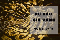 Dự báo giá vàng 19/8: Có thể nhích nhẹ vào đầu phiên?