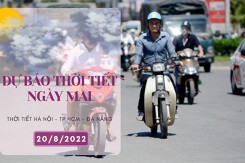 Dự báo thời tiết ngày mai 20/8/2022: Hà Nội và Đà Nẵng nắng nhiều, TP HCM mưa giảm