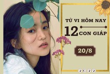 Tử vi hàng ngày hôm nay của 12 con giáp 20/8/2022: Tý tình duyên thắm thiết, Ngọ tài lộc ảm đạm