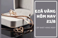Giá vàng hôm nay 21/8: Vàng SJC giảm 280.000 đồng/lượng đến 300.000 đồng/lượng trong tuần qua