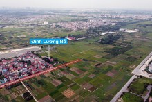 Đường sẽ mở theo quy hoạch ở xã Tiên Dương, Đông Anh, Hà Nội (phần 6)