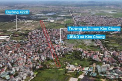 Đường sẽ mở theo quy hoạch ở xã Kim Chung, Hoài Đức, Hà Nội (phần 3)