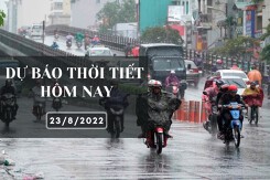 Dự báo thời tiết hôm nay 23/8/2022: Hà Nội và Đà Nẵng có nắng nóng nhẹ, TP HCM có nơi mưa to