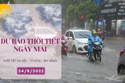 Dự báo thời tiết ngày mai 24/8/2022: Hà Nội, Đà Nẵng tiếp tục có nắng nóng, TP HCM vẫn mưa, có nơi mưa to