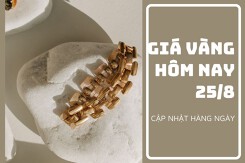 Giá vàng hôm nay 25/8: Điều chỉnh tăng từ 30.000 đồng/lượng đến 100.000 đồng/lượng