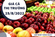 Giá cả thị trường hôm nay 25/8/2022: Giá trái cây ổn định tại các siêu thị