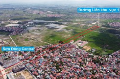 Đường sẽ mở theo quy hoạch ở xã Sơn Đồng, Hoài Đức, Hà Nội (phần 1)
