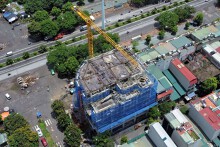 Những khu đất có thể xây thêm công trình cao tầng ở Lê Văn Lương, Lê Văn Lương kéo dài - Bài 7: Dự án 17 tầng của Mạnh Đức Phát