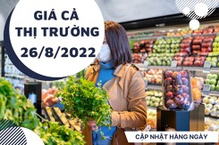 Giá cả thị trường hôm nay 26/8/2022: Nhiều siêu thị giảm giá thịt tươi sống và hoa quả các loại