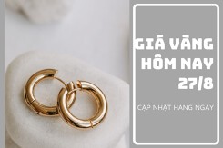 Giá vàng hôm nay 27/8: Điều chỉnh giảm 100.000 đồng/lượng trong phiên giao dịch cuối tuần