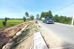 Quảng Nam: Tỉnh lộ 609B đang chậm tiến độ