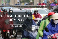 Dự báo thời tiết hôm nay 28/8/2022: Hà Nội, Đà Nẵng và TP HCM đều có mưa vào chiều tối, ngày nắng