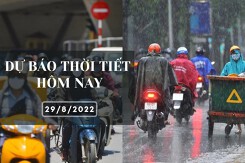 Dự báo thời tiết hôm nay 29/8/2022: Hà Nội nắng nóng trở lại, Đà Nẵng và TP HCM liên tục mưa vào chiều tối