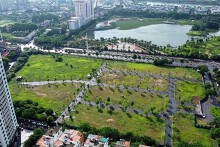 Đất có thể xây thêm công trình cao tầng trên đường Lê Văn Lương, Lê Văn Lương kéo dài - Bài 8: Khoảng 4 ha ở nút giao Lương Thế Vinh