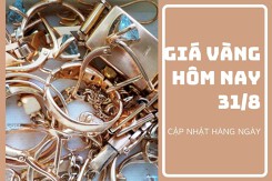 Giá vàng hôm nay 31/8: Đồng loạt giảm từ 50.000 đồng/lượng đến 150.000 đồng/lượng