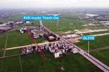 Đường sẽ mở theo quy hoạch ở thị trấn Kim Bài, Thanh Oai, Hà Nội (phần 1)