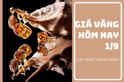 Giá vàng hôm nay 1/9: Vàng SJC giảm từ 50.000 đồng/lượng đến 150.000 đồng/lượng trong phiên đầu tháng